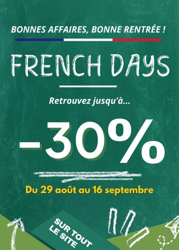 OFFRE FRENCH DAYS DE RENTRÉE